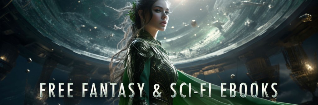 Banner for the 'free fantasy & sci-fi ebooks' promotion