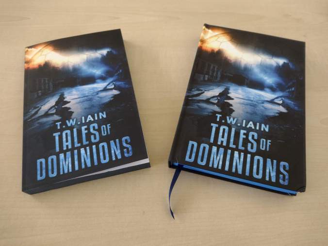 Paperback and hardcover special editions of 'Tales of Dominions'
